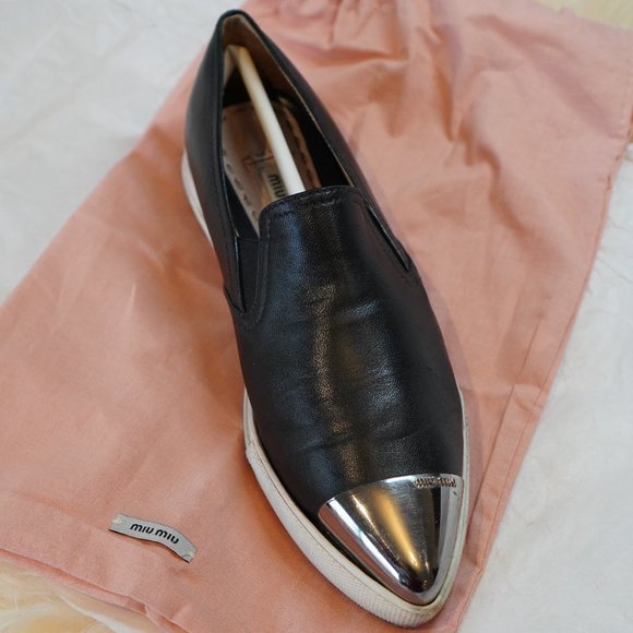 MiuMiu loafer metal cap toe - Picture 5 of 5